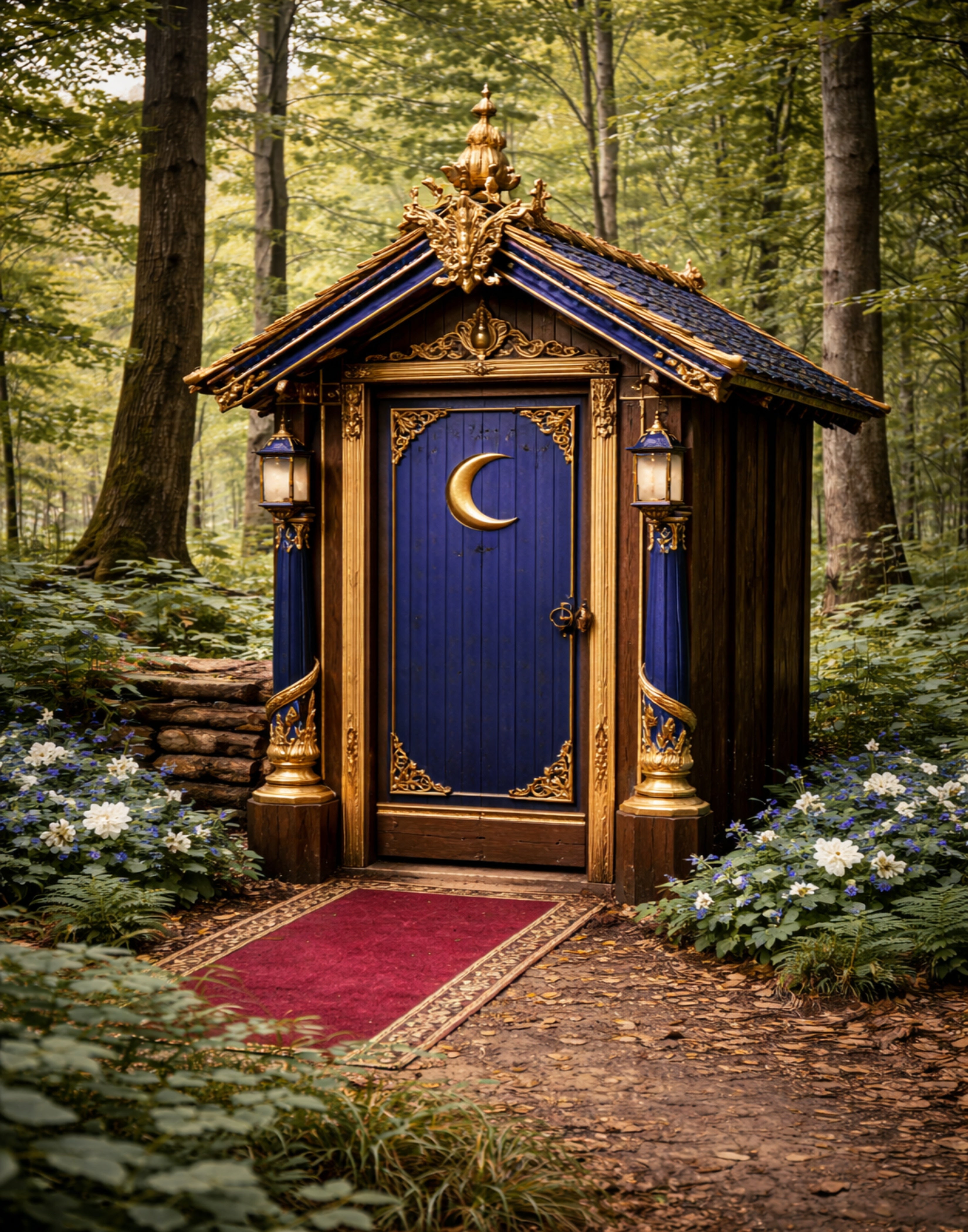 Royal Forest Retreat – Regal Woodland Wall Art